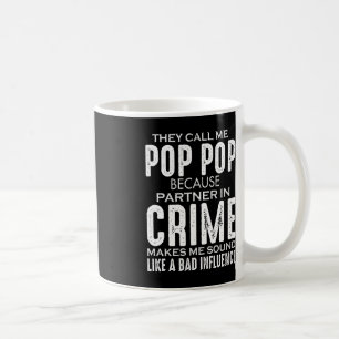 Caneca De Café Dia de os pais Chamam-Me Pop Pop
