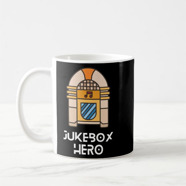 Caneca De Café Dia de os pais de herói Jukebox (Esquerda)