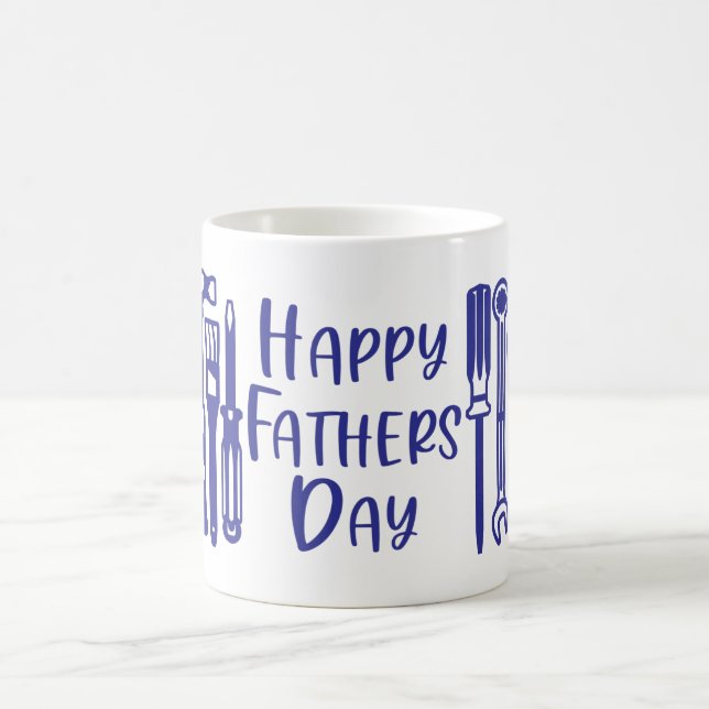 Caneca De Café Dia de os pais Feliz (Centro)