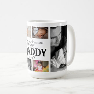 Caneca De Café Dia de os pais Feliz, Colagem de Fotos, Coffee Mug