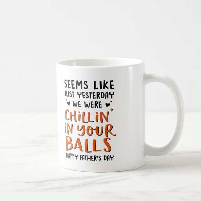 Caneca De Café Dia de os pais feliz de pequenas escamas (Direita)