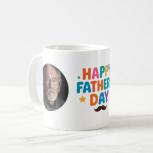 Caneca De Café Dia de os pais Feliz Foto Personalizada