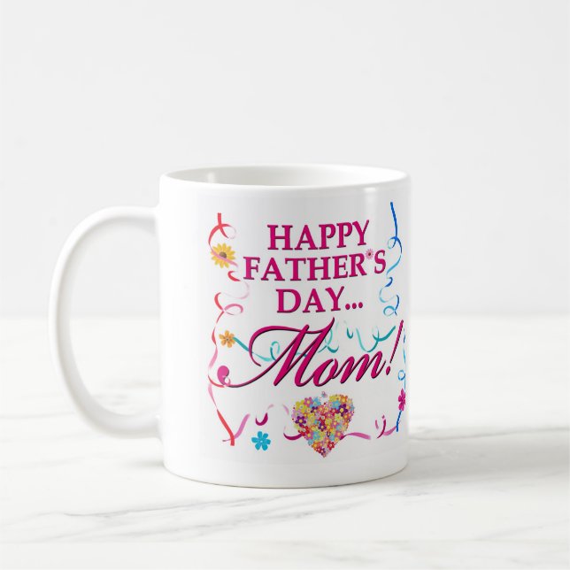Caneca De Café Dia de os pais Feliz Mãe Mug (Esquerda)