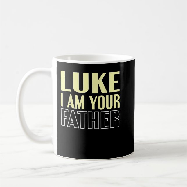 Caneca De Café Dia de os pais Luke Eu Sou Seu Pai (Esquerda)