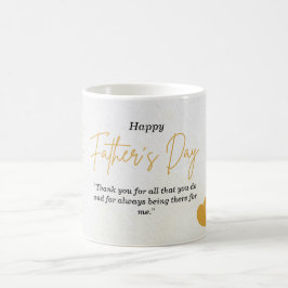 Caneca De Café Dia de os pais Personalizado