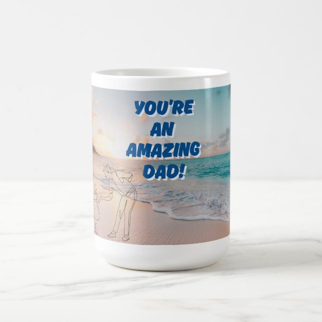 Caneca De Café Dia de os pais temido Mug de café (Centro)