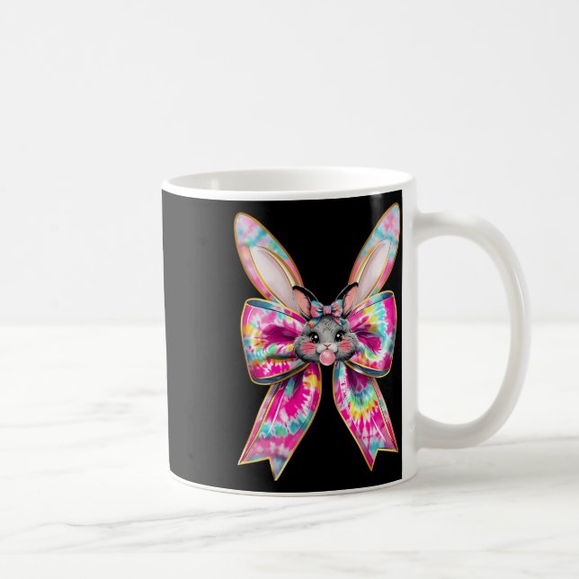 Caneca De Café Dia de Páscoa de Arco Coquette Coquette de Face En (Direita)