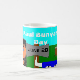 Caneca De Café Dia de Paul Bunyan