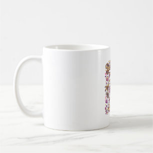 Caneca De Café Dia de Praia do Unicórnio Babe do Unicórnio Elegan
