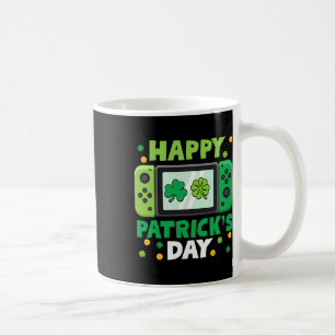 Caneca De Café Dia de São Patrício Controladora Vídeo Jogo Crianç