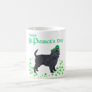 Caneca De Café Dia de São Patrício do Affenpinscher