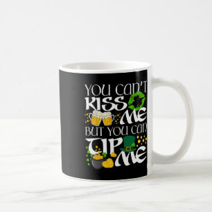 Caneca De Café Dia de São Patrício Irlandês Divertido Garçonete T