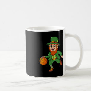 Caneca De Café Dia de São Patrício Leprechaun Basball Lucky Boys