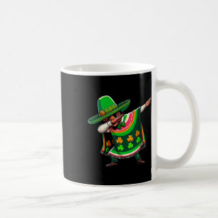 Caneca De Café Dia de São Patrício Mexicano Dabbing Irlandês Mexi