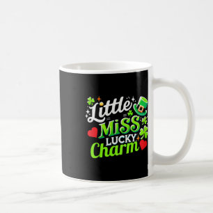 Caneca De Café Dia de São Patrício para Crianças Meninas Shamrock