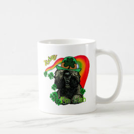 Caneca De Café Dia de São Patrício Poodle