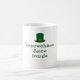Caneca De Café Dia de São Patrício, Texto Divertido Suco de Lepre