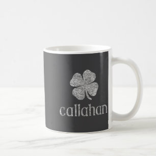 Caneca De Café Dia de São Patrício Trevo Sortudo Envelhecido Call