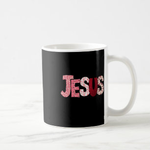 Caneca De Café Dia de São Valentim Cristão Jesus Religioso Dia do
