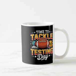 Caneca De Café Dia de Teste de Futebol do Estado Tackers Dia de T