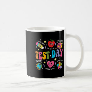 Caneca De Café Dia de Teste Rock O Teste Dia de Testes Motivacion