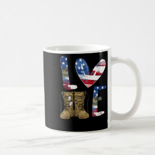 Caneca De Café Dia de Veteranos Amamos Orgulhosamente Bandeira Am