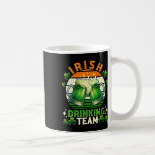 Caneca De Café Dia Divertido de São Patrício Equipe Irlandesa de