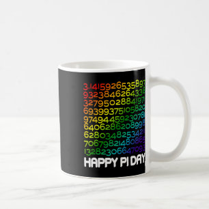 Caneca De Café Dia Divertido do Pi para Professor de Matemática A