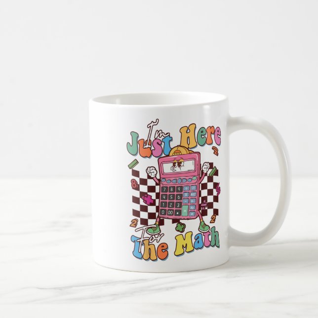 Caneca De Café Dia Divertido dos Números Dia de Matemática Calcul (Direita)