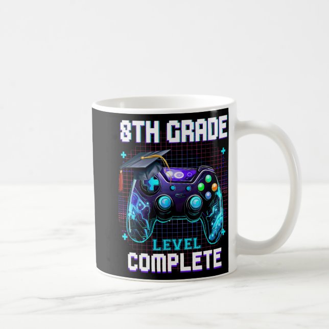 Caneca De Café Dia do 8º Grau de Graduação Completa (Direita)