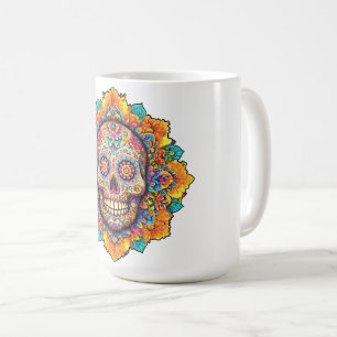 Caneca De Café Dia do Crânio do Açúcar Morto