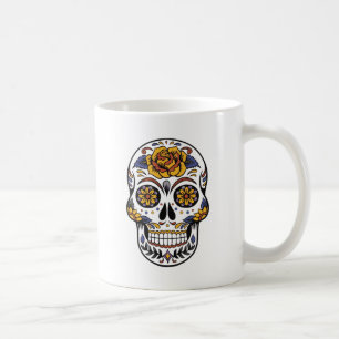 Caneca De Café Dia do crânio mexicano dos mortos