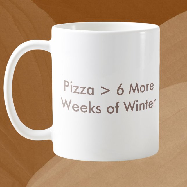 Caneca De Café Dia do Groundhog em Frase Personalizada (Criador carregado)