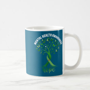 Caneca De Café Dia do Mês de Conscientização sobre Saúde Mental d