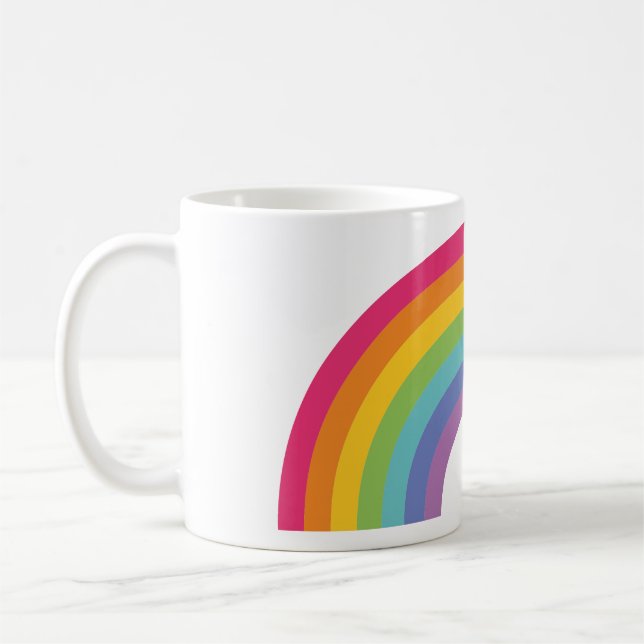Caneca De Café Dia do Orgulho Arco-íris (Esquerda)