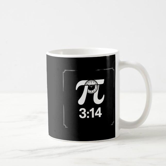 Caneca De Café Dia do Pi 14 de Março Torta de Matemática Presente (Direita)