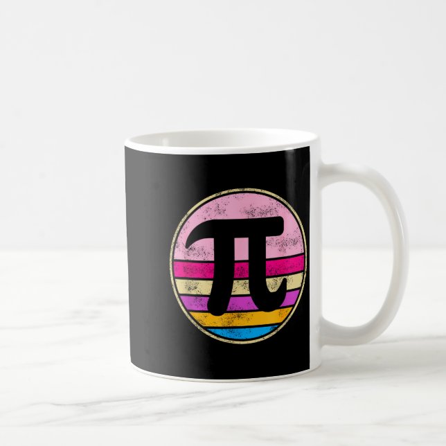 Caneca De Café Dia do Pi 2026 Amante da Matemática Matemática Ret (Direita)