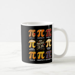 Caneca De Café Dia do Pi 3.14 Cardápio Pi Engraçado Cardápio de T