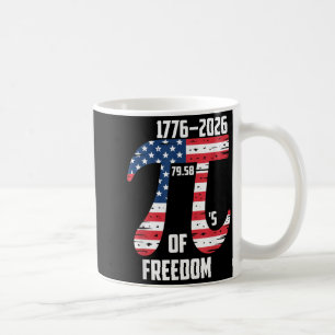 Caneca De Café Dia do Pi Bandeira Americana Patriótica Matemática