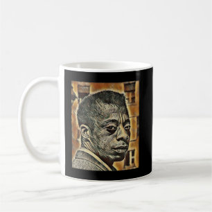 Caneca De Café Dia do Presente James Baldwin Gráfico Para Ventila