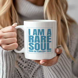Caneca De Café Dia do Salto 29 Fev Leap Ano Aniversário A Alma Ra
