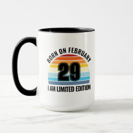 Caneca De Café Dia do Salto Aniversário Fev 29