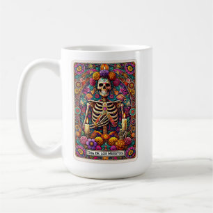 Caneca De Café Dia dos Mortos   Día de Los Muertos Sugar Skull