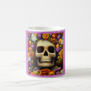Caneca De Café Dia dos Mortos Ofendra 5