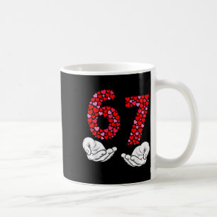Caneca De Café Dia dos Namorados 6-7 Meme Seis Sete 6 7 Namorados