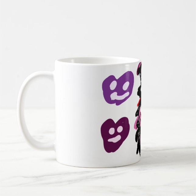 Caneca De Café dia dos namorados amor roxo  (Esquerda)