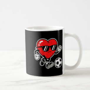Caneca De Café Dia dos Namorados Coração Futebol Meninos Crianças