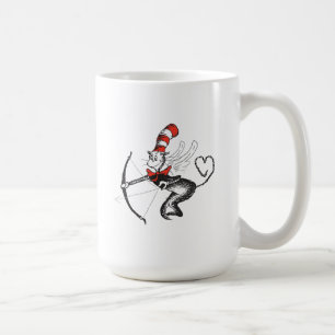 Caneca De Café Dia dos Namorados do Dr. Seuss Cupido Gato no Ch