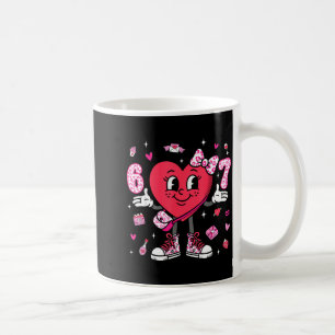 Caneca De Café Dia dos Namorados Engraçado 67 Meme Seis Sete 6 7 