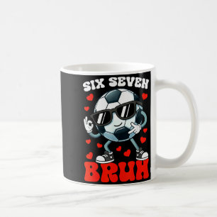 Caneca De Café Dia dos Namorados Futebol Seis Sete 6 7 Bruh Engra